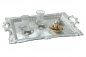 Metall Teetablett 2 er / İkili Metall Tepsi  73S