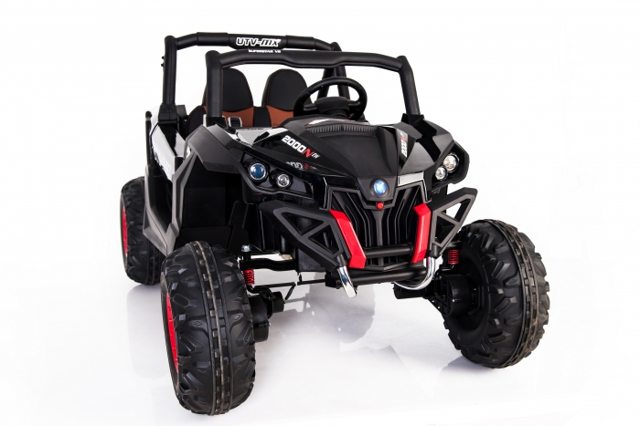 Kinder Elektrofahrzeug Gigant Buggy (2-Sitzer) UTV 4×4 Schwarz