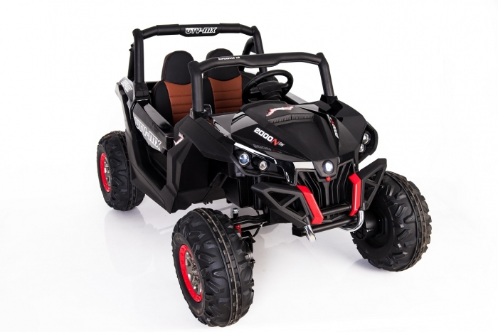 Kinder Elektrofahrzeug Gigant Buggy (2-Sitzer) UTV 4×4 Schwarz