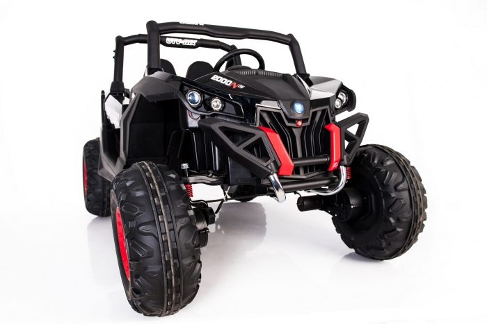 Kinder Elektrofahrzeug Gigant Buggy (2-Sitzer) UTV 4×4 Schwarz