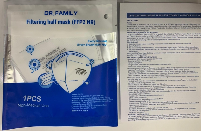 FFP2 Mundschutzmaske